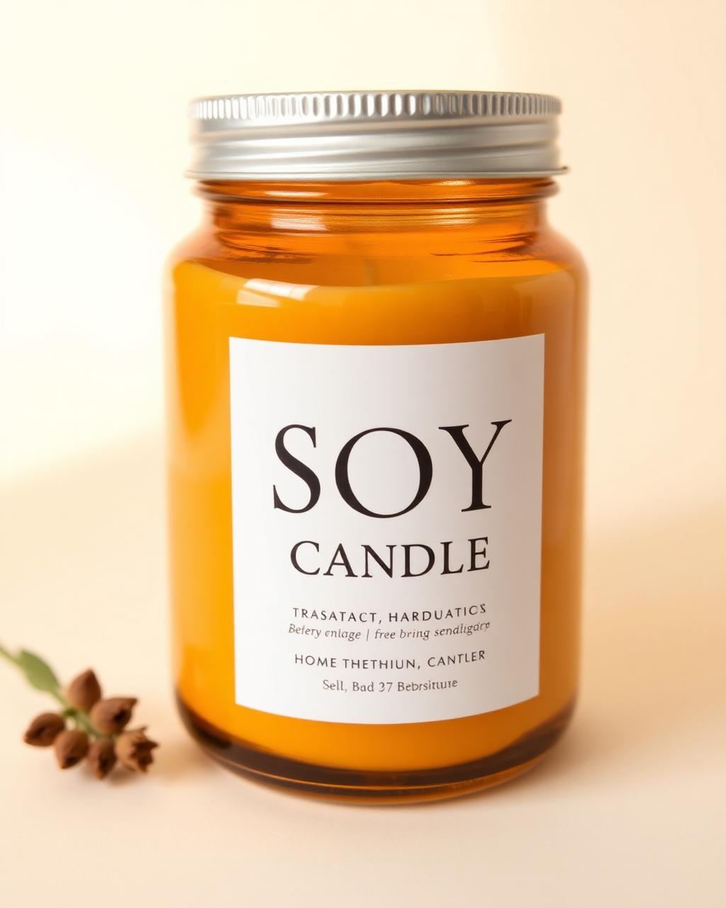Amber Soy Candle